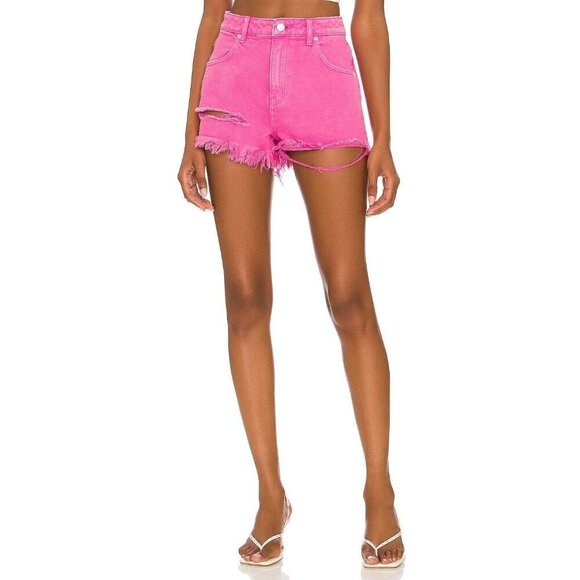 Rolla's Dusters High Rise Slim Short Layla Magenta Pink Womens Size 29 - Picture 1 of 11